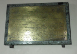 Memorial Plaque St John the Baptist Church Leusdon. Photograph copyright David Ashman Widecombe WW1: Memorial Plaque St John the Baptist Church Leusdon. Photograph copyright David Ashman